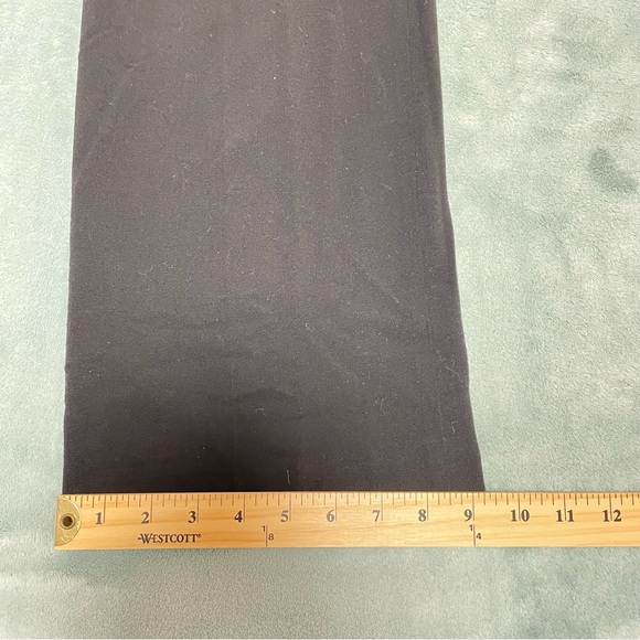 Piazza Sempione Pants High Waisted  Wide Leg Wool Blend Black Size IT 40… - Picture 12 of 12